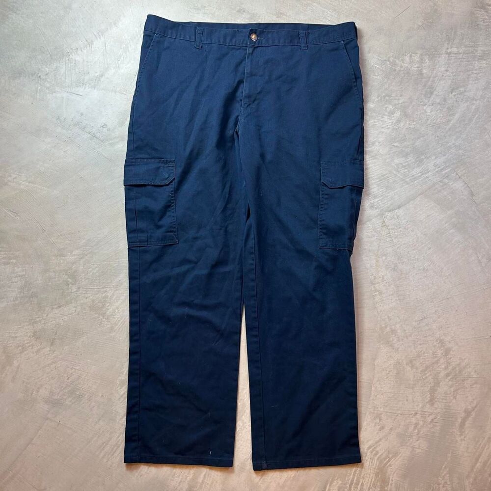 Dickies Men's Navy and Blue Trousers